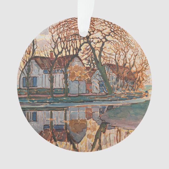 Adorno Piet Mondrian - Granja Cerca de Duivendrecht (Anverso)