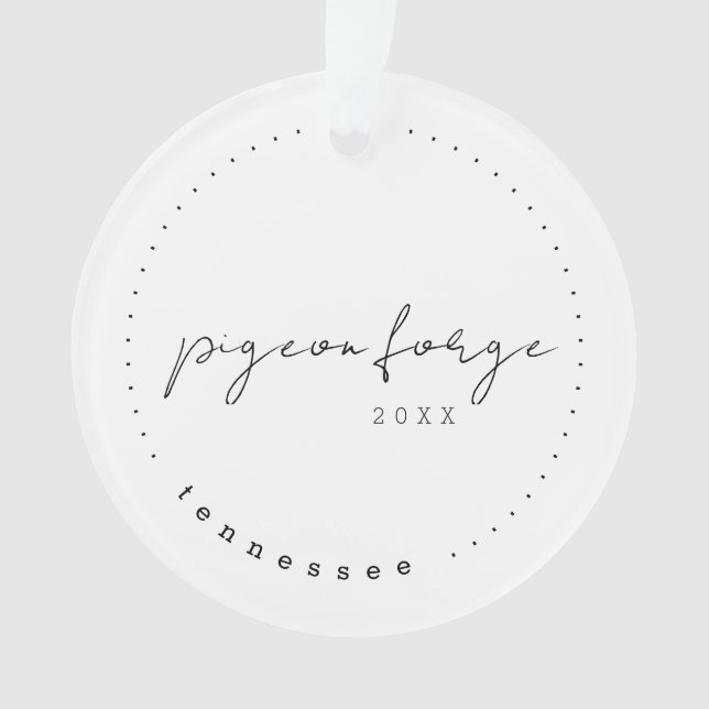 Adorno Pigeon Forge, Tennessee Travel US Simple (Anverso)