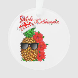 Adorno Piña del navidad de Mele Kalikimaka