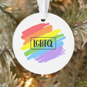 Adorno Pinceles LGBTQ arcoiris