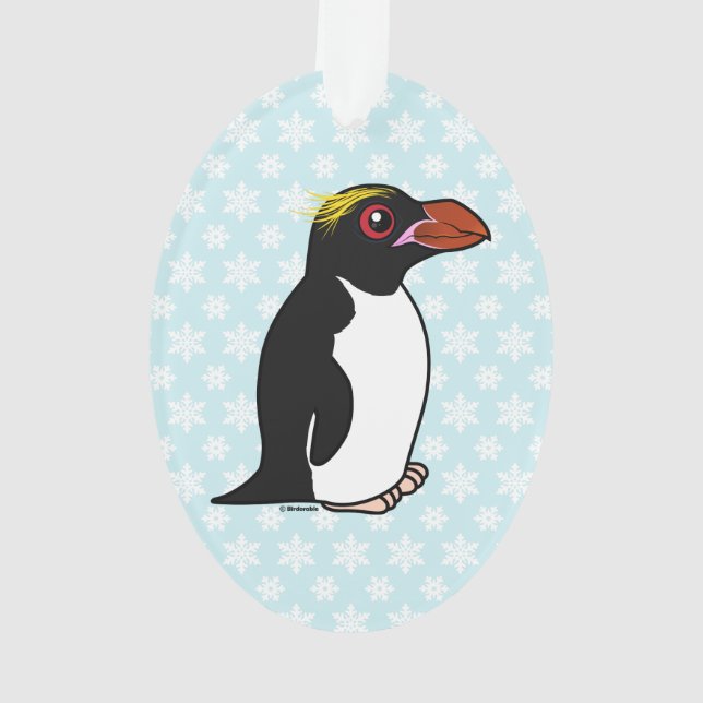 Adorno Pingüino de los macarrones de Birdorable (Reverso)