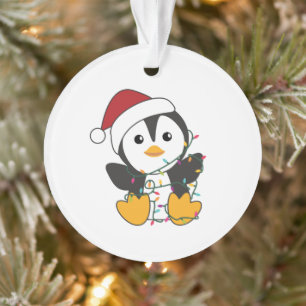 Adorno Pingüinos Navidades nevan animales de invierno pin