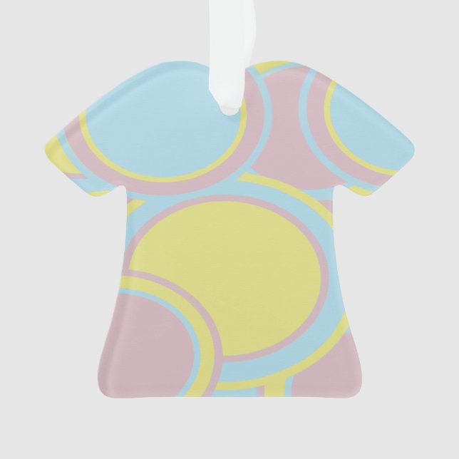 Adorno Pintura abstracta moderna de Pastel (Anverso)