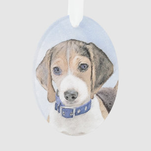 Adorno Pintura Beagle - Arte Perro Original Cuto