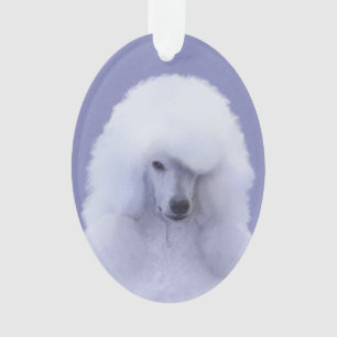 Adorno Pintura blanca de canapé estándar - Arte de perro