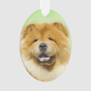 Adorno Pintura Chow Chow - Arte Perro Original.