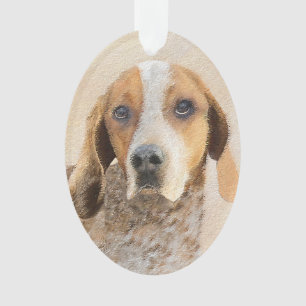 Adorno Pintura de American English Coonhound - Arte de Pe
