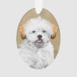 Adorno Pintura de cachorro de Aprenta Lhasa - Arte de Per