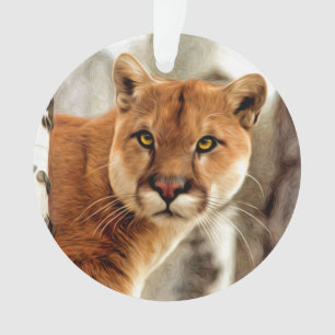 Adorno Pintura de la foto del puma
