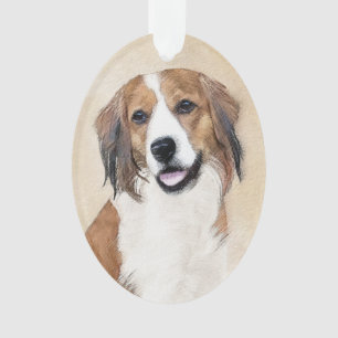 Adorno Pintura de Nederlandse Kooikerhondje - Arte de per