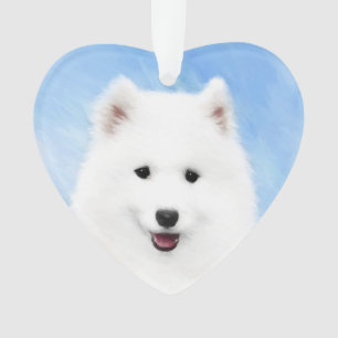 Adorno Pintura de pimienta de Samoyed - Arte Perro Origin