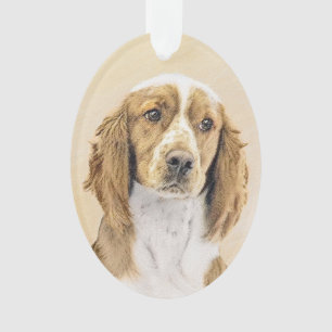 Adorno Pintura de Welsh Springer Spaniel - Arte original