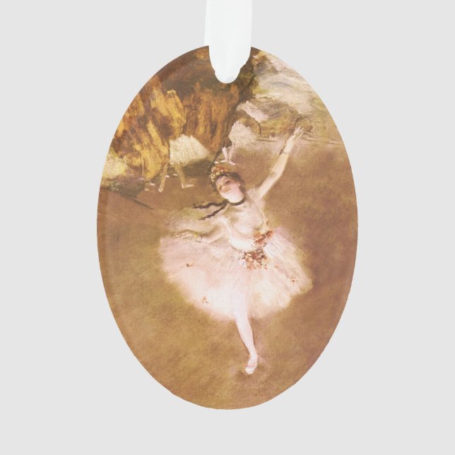 Adorno Pintura estelar de bailarina de ballet Degas (Reverso)