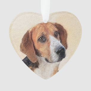 Adorno Pintura Harrier - Arte Perro Original Cuto