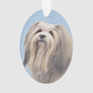 Adorno Pintura Havanesa (plateada) - Arte de Perro Origin