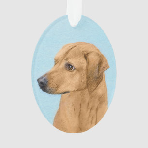 Adorno Pintura Ridgeback Rhodesiana - Arte Perro Original