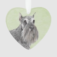 Pintura Schnauzer (gigante, estándar) - Arte de pe