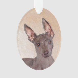 Adorno Pintura Xoloitzcuintli - Arte Perro Original Cuto