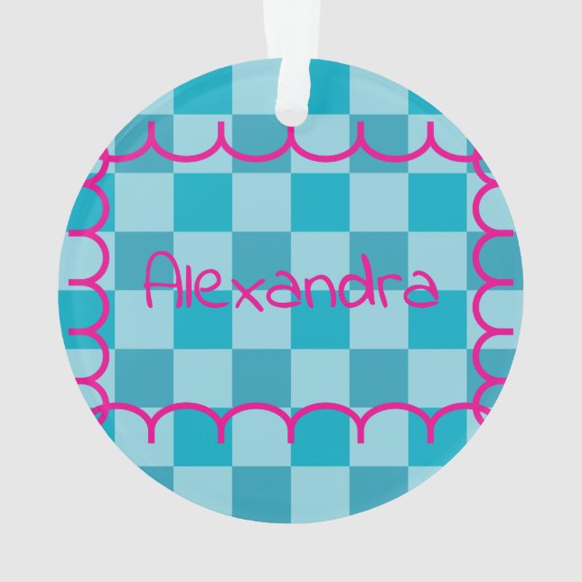 Adorno Plantilla de nombre de moda Pegatina (Reverso)