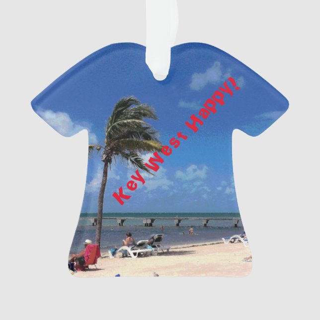 Adorno Playa con coco palmera (Anverso)