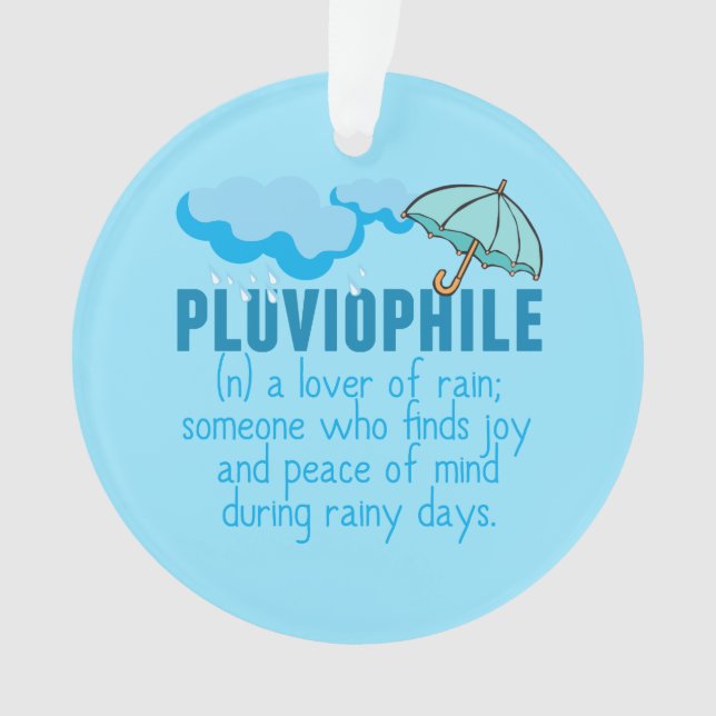 Adorno Pluviophile (Anverso)