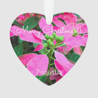 Adorno Poinsettia [Heart-shape Ornament]