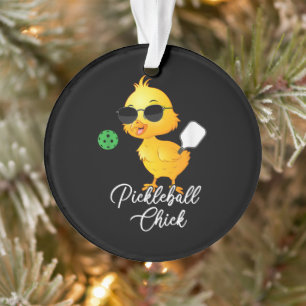Adorno Pollita de Pickleball Divertida Pickleball