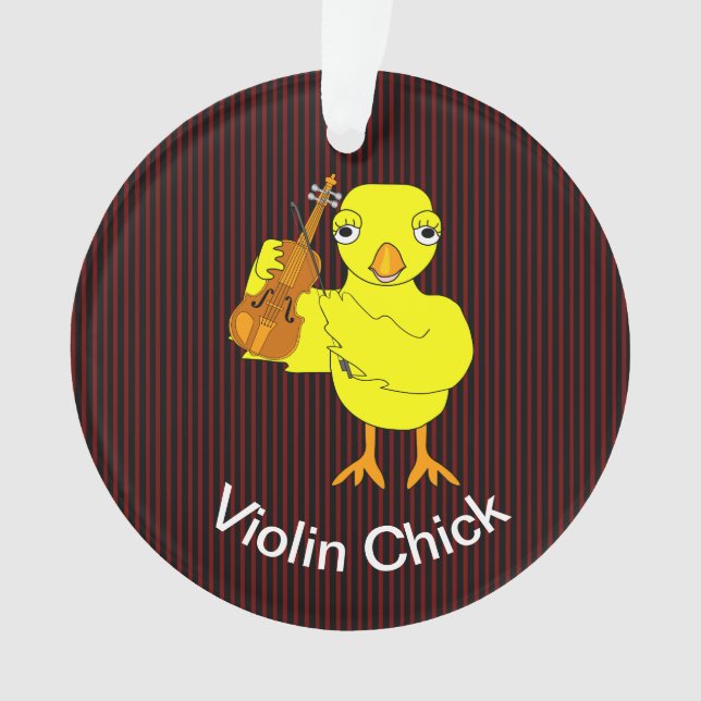 Adorno Pollito de violín (Anverso)