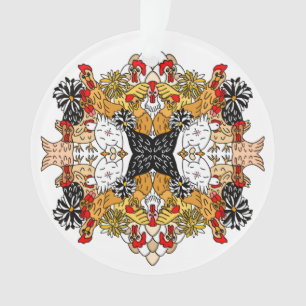 Adorno Pollos con manos divertidas