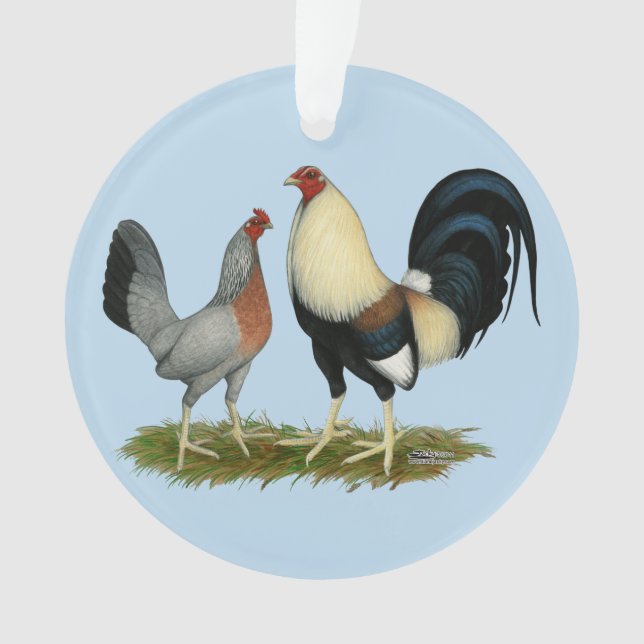 Adorno Pollos dorados (Anverso)
