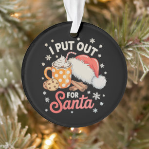 Adorno Pongo galletas para Santa Cacao Caliente Navidad