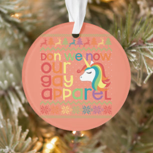Adorno Poniemos Ahora Nuestro Gay De Navidad Arcoíris Uni