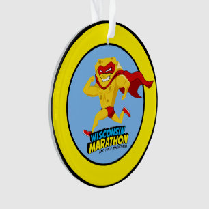 Adorno Poste-Maratón del maratón de Wisconsin