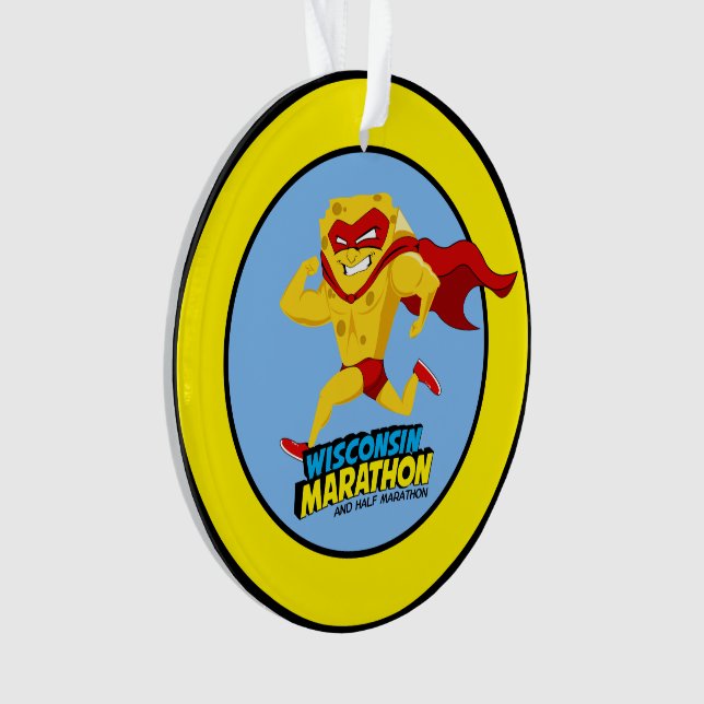 Adorno Poste-Maratón del maratón de Wisconsin (Anverso)