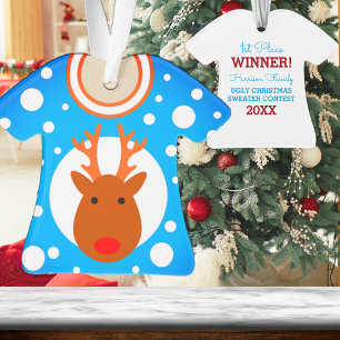 Adorno Premio de Jersey Feo de Navidad