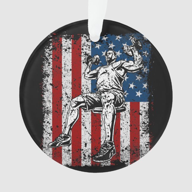 Adorno Prensa del hombro de la pesa de gimnasia del (Anverso)