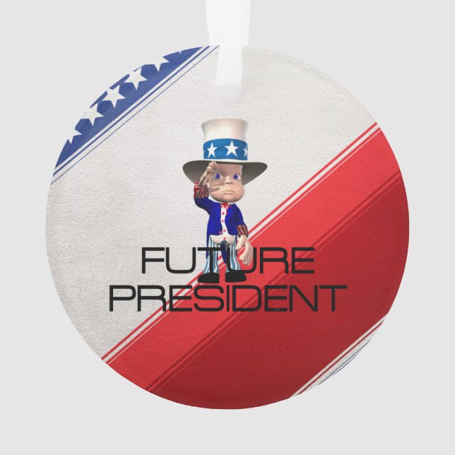 Adorno Presidente del futuro de la CAMISETA (Reverso)