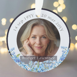 Adorno Pretty Forget-me-nots Flowers Remembrance Memorial