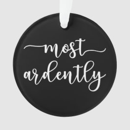 Adorno Pride And Prejudice Mr. Darcy - Most Ardently I