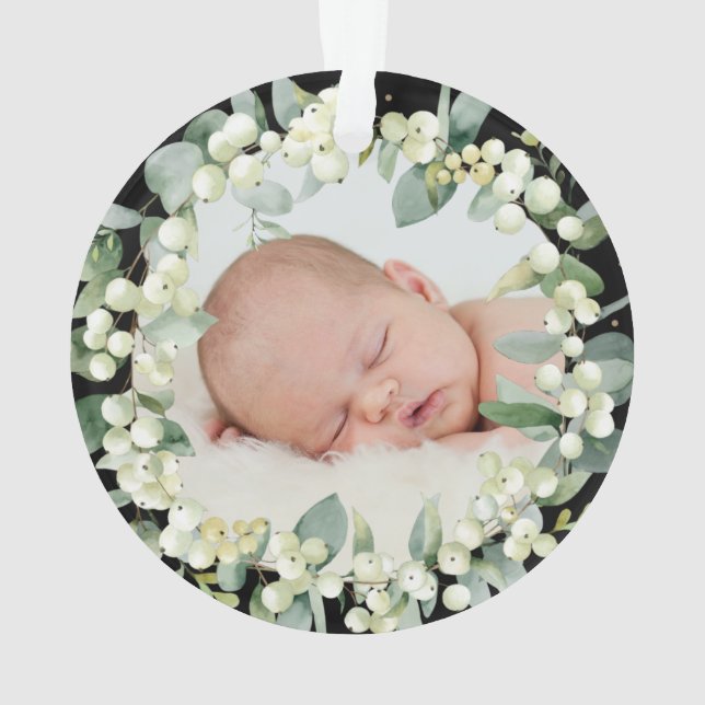 Adorno Primer abuelo de Navidad/cualquier foto relativa (Reverso)