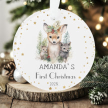 Primer Acrilico de Woodland de Navidad