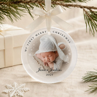 Adorno Primer Navidad de Padres Personalizados