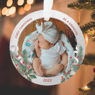 Adorno Primer Navidades de la abuela marco clásico de la