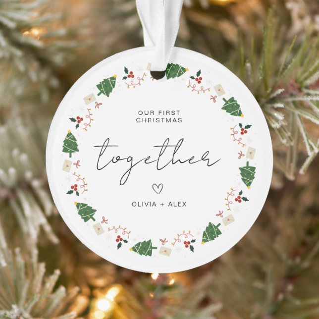 Adorno Primer regalo de pareja para Navidades de mantenim (Árbol)