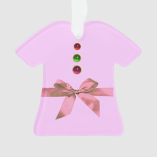 Adorno PRIMERA Ametista Rosa NAVIDAD DE BABY, Cerámica Ru