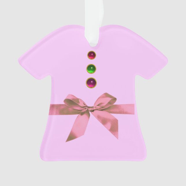 Adorno PRIMERA Ametista Rosa NAVIDAD DE BABY, Cerámica Ru (Anverso)