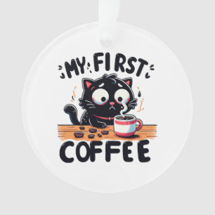 Adorno Primera aventura de café negro