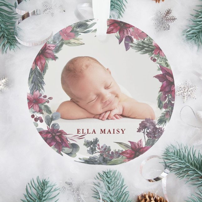 Adorno Primera foto de bebé de los abuelos de Navidad (Subido por el creador)