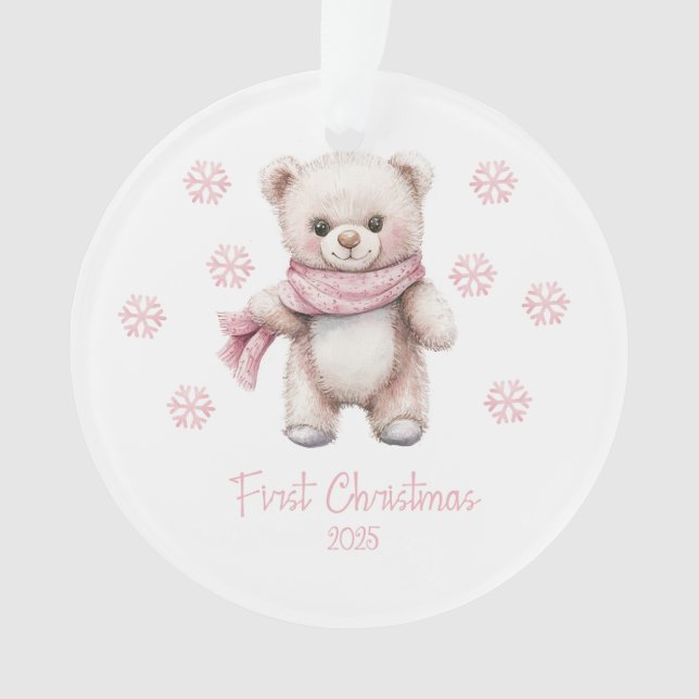 Adorno Primera Navidad 2025 (Anverso)