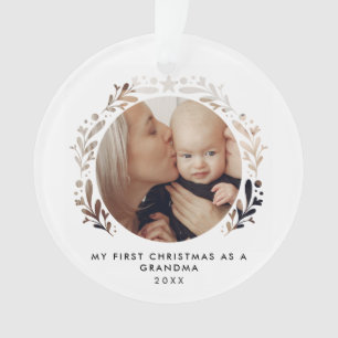 Adorno Primera Navidad como Abuela/Abuela/Nana/Otra Foto